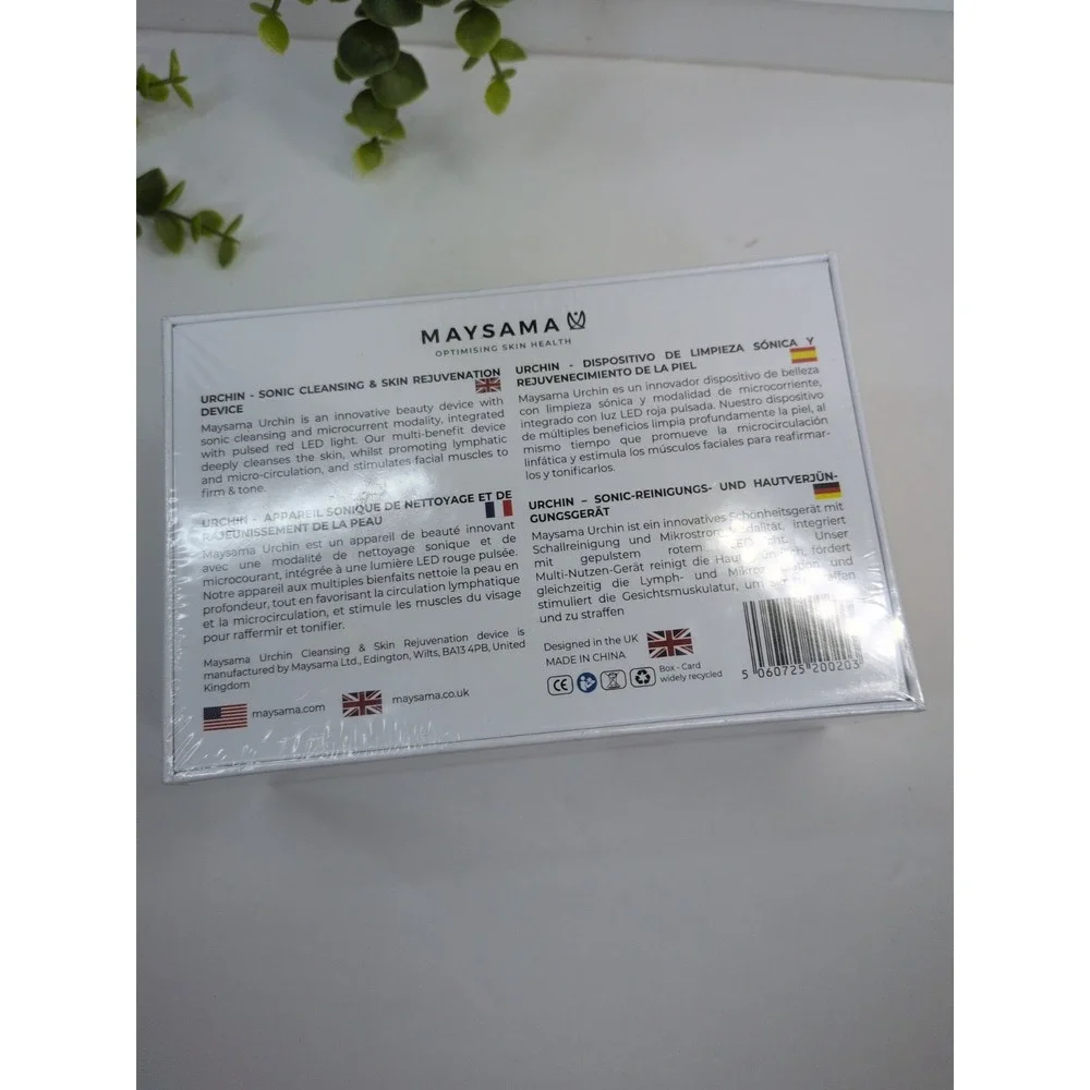 SEALED🚨Maysama Urchin Sonic Cleansing Rejuvenation Device GreenRooibos Cleanser